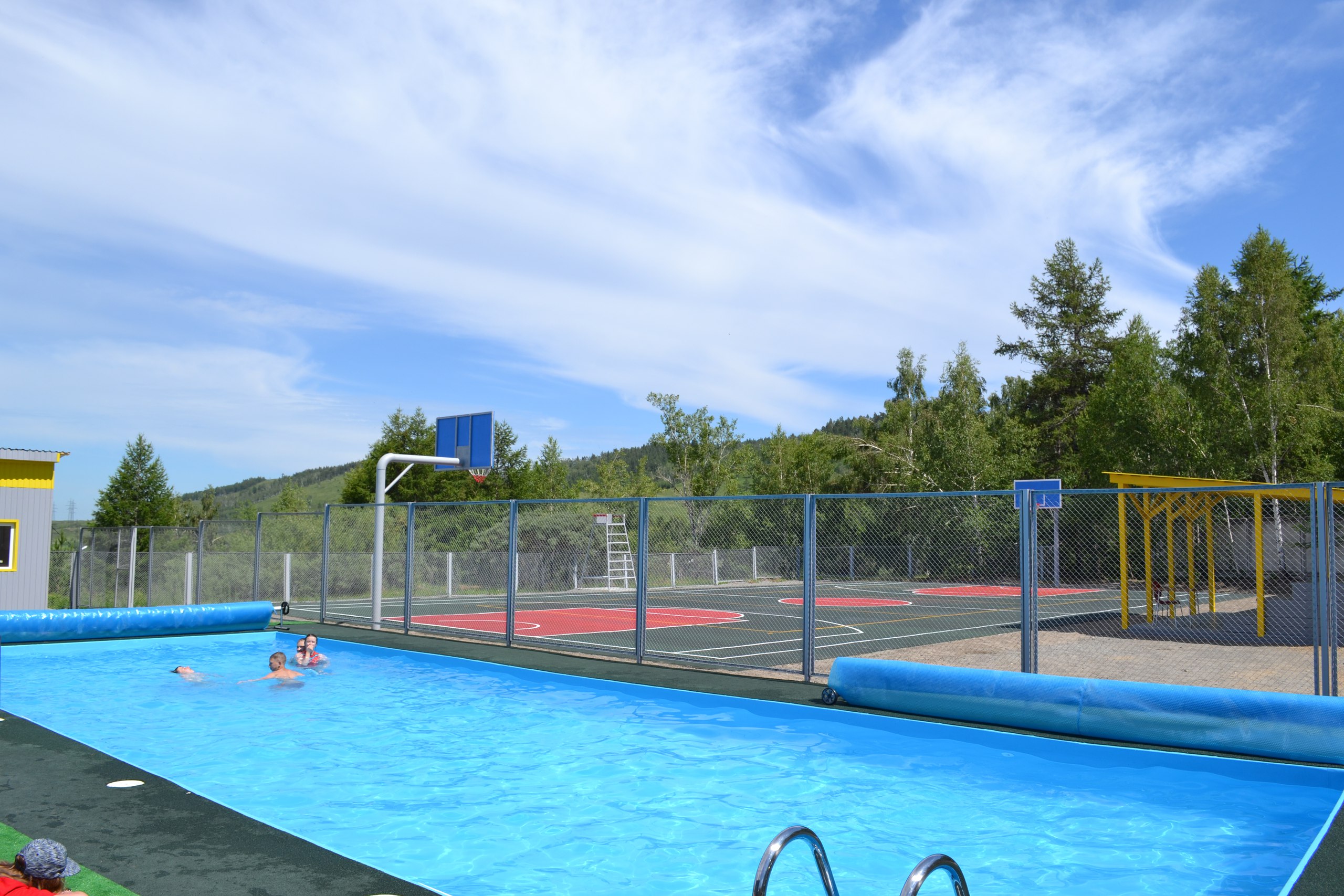 Территория санатория